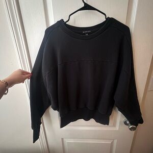 Beyond Yoga Cropped Black Sweatshirt